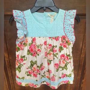 NWT Matilda Jane Lets Go Together Togetherness Pinky Promise Top, size 10